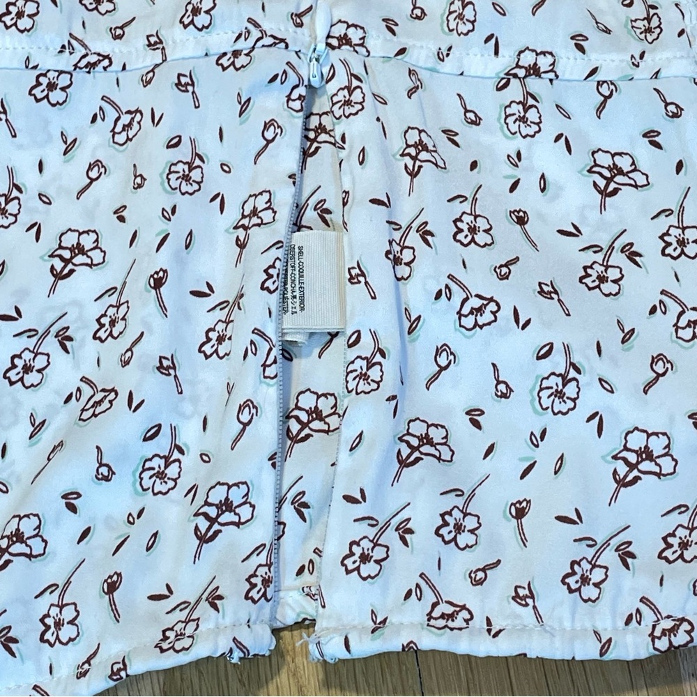 Free People Floral Top Boho Rimantic Feminine Ruffle Straps Cropped Womens Small - Picture 7 of 11